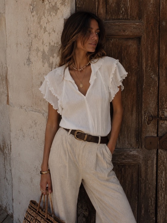 Free People Tops - New free people vivianne knit white top size XS